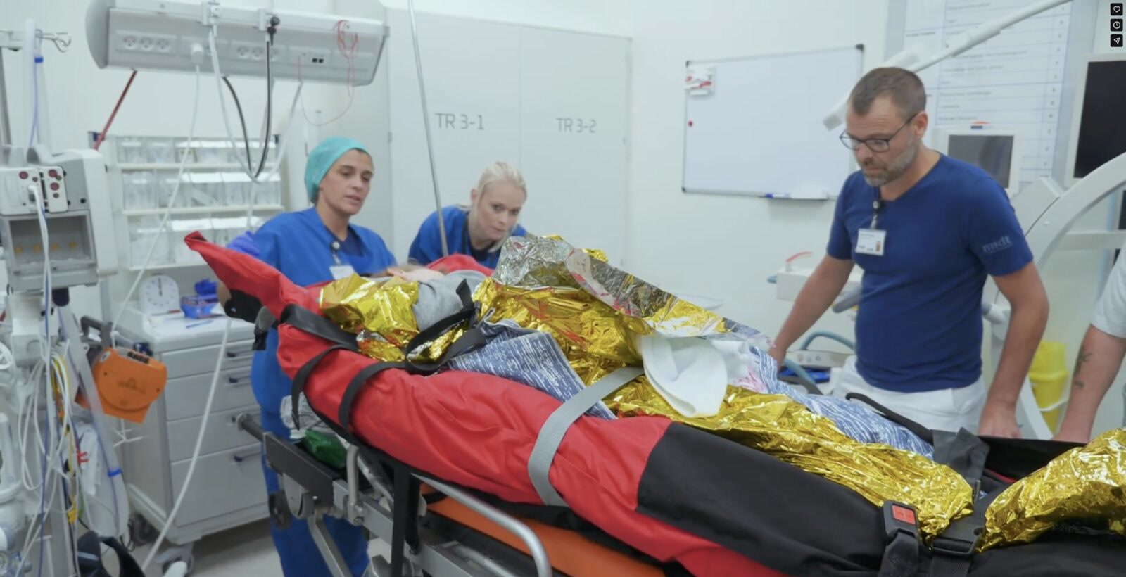 Akut traumebehandling på hospital
