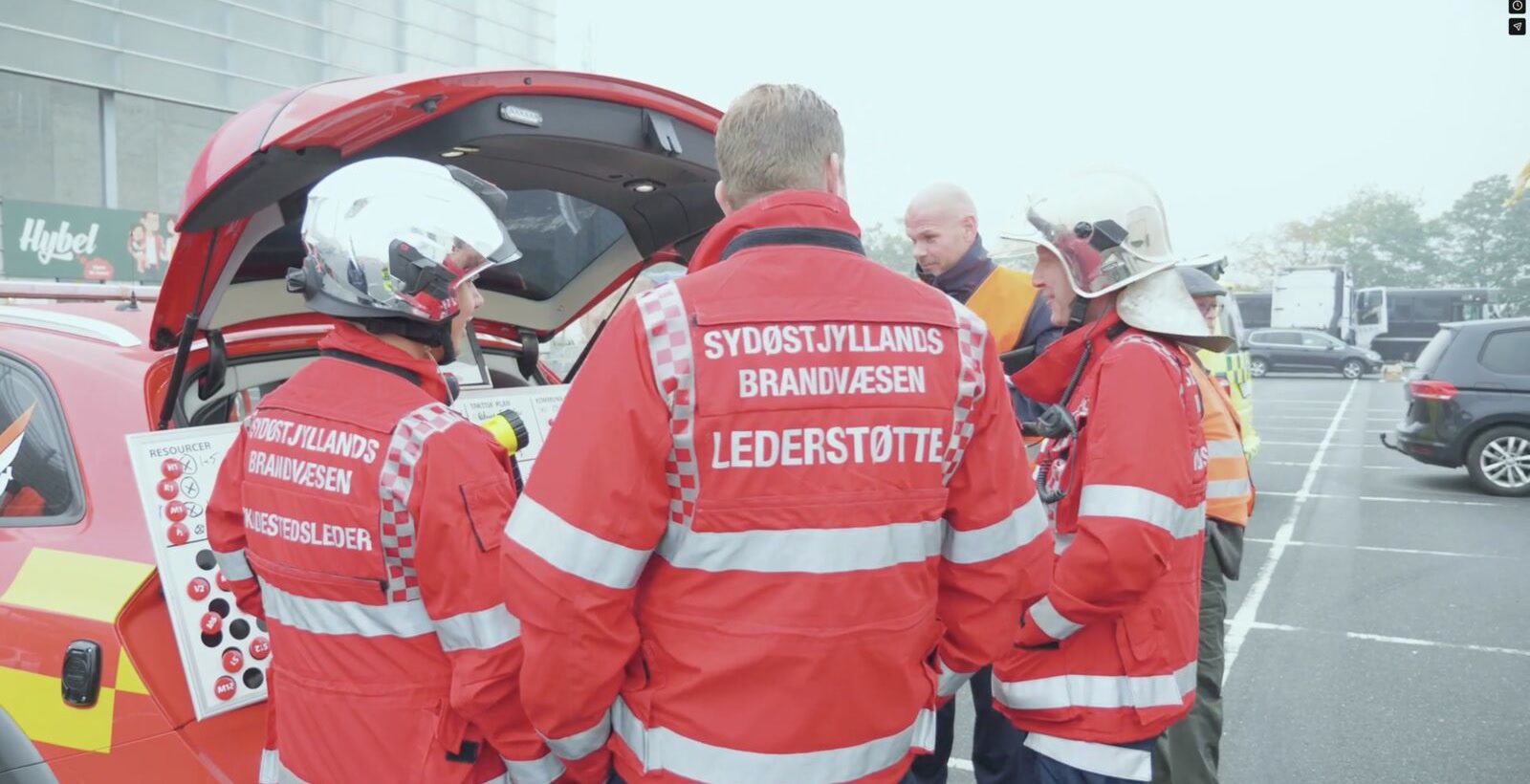 Sydøstjyllands Brandvæsen i action