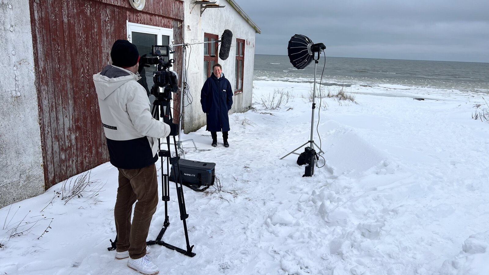 Professionel interviewoptagelse på lokation - virksomhedsfilm af BusinessFilm